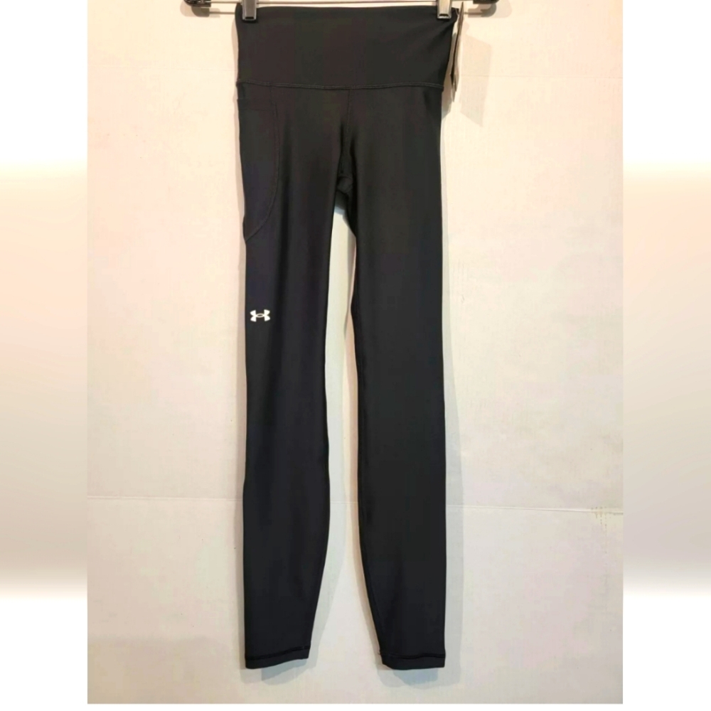Under Armour Leggings Women's X Small Black Compression High Rise Full Length